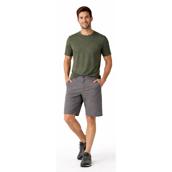 Prana Other - PRANA Grey Hemp Blend Performance Shorts Men's 38 Outdoor Travel Stretch